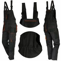 Spodnie ROBOCZE OGRODNICZKI ochronne BHP MOCNE WZMACNIANE CLASSIC OXFORD600