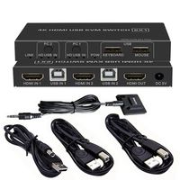 Przełącznik KVM Biaze KVM08 HDMI 2.0 2 porty 4K 60Hz HDCP USB hot-swap