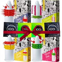 EGZO POTĘGUJĄ DOZNANIA STYMULUJĄCE KOLCE WYPUSTKI + ŚWIECĄCE +CZARNE