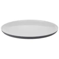 Talerz obiadowy okrągły płytki turystyczny plastikowy płaski nietłukący AURA 25 cm