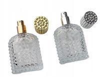 ATOMIZER PERFUM Z ROZPYLACZEM SZKLANY 2 SZTUKI 50 ML WIELOKROTNEGO UŻTYKU