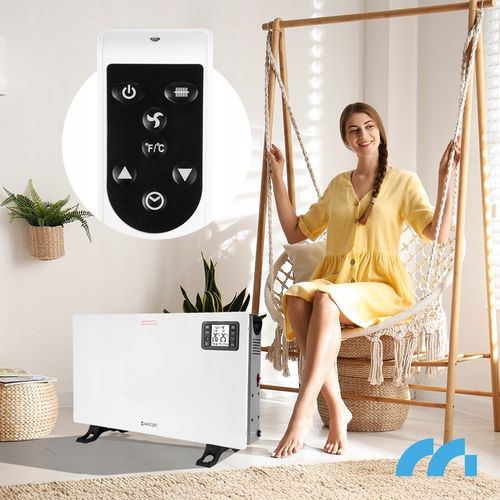 GRZEJNIK ELEKTRYCZNY KONWEKTOROWY TIMER TERMOSTAT PILOT MOCNY 2000W TURBO na Arena.pl