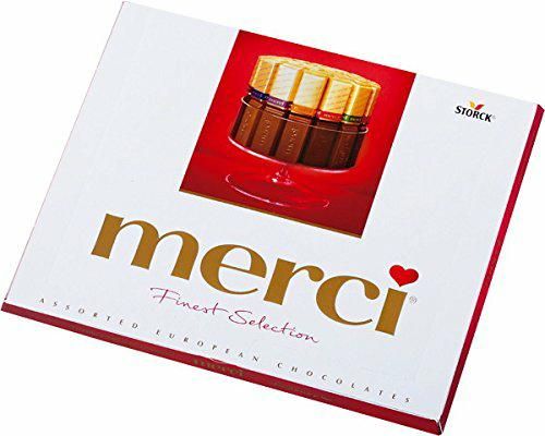 STORCK BOMBONIERKA MERCI 400G zdjęcie 1