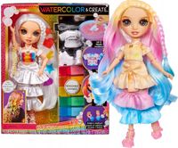 RAINBOW HIGH WATERCOLOR & CREATE LALKA DO MALOWANIA BRĄZOWE OCZY 507598