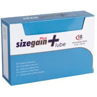 500 cosmetics sizegain plus żel intymny chłodzący 10x5ml saszetki