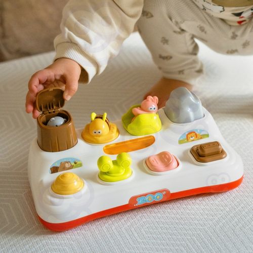 WOOPIE BABY Zabawka Edukacyjna Wyskakujące Zwierzątka ZOO Pop Up na Arena.pl