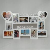 Multirama Ramka na zdjęcia z napisem Kochanym Rodzicom 12 zdjęć serca