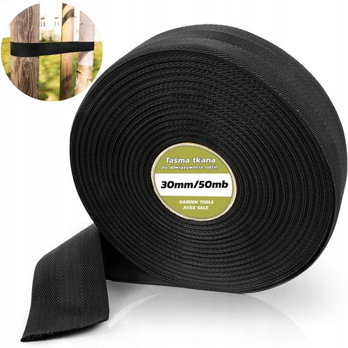 TAŚMA OGRODNICZA DO PODWIĄZYWANIA DRZEWEK MOCOWANIA DRZEW SZER. 3cm x na Arena.pl