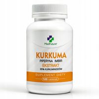 Kurkuma piperyna imbir Ekstrakt 95% kurkuminoidów METABOLIZM CUKRZYCA