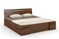 Łóżko sosnowe Sparta Maxi & 4 szuflady 1