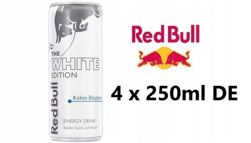 Red Bull Napój energetyczny kokos-jagoda 4 x 250 ml DE na Arena.pl