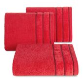 Ręcznik Dona 30x50 cm czerwony szybkoschnący i elegancki ręcznik