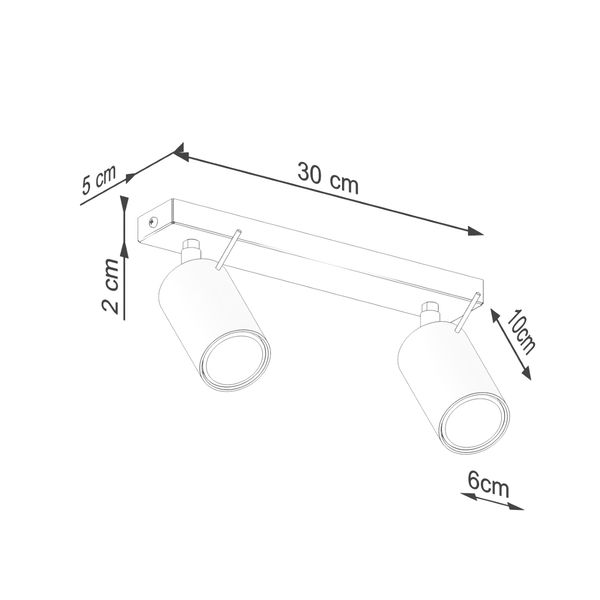 Plafon RING 2 zielony oliwkowy zdjęcie 9
