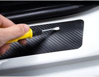 Naklejki Ochronne Na Progi folia ochronna karbon zabezpieczenie do PEUGEOT