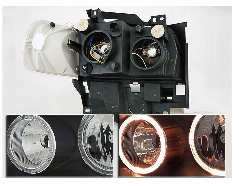 LAMPY Reflektory VW T4 1996-2003 CARAVELLE MULTIVAN RINGI DEPO Soczewki zdjęcie 4