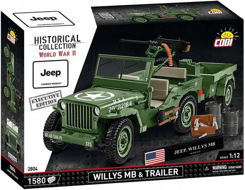 Klocki Cobi 2804 Willys Mb & Trailer - Executive Edition na Arena.pl