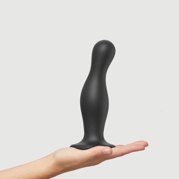 DILDO PLUG CURVY BLACK - XL zdjęcie 6