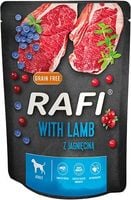 Karma dla Psa MOKRA Rafi Dolina Noteci saszetki mix 300 g zestaw 24 sztuki