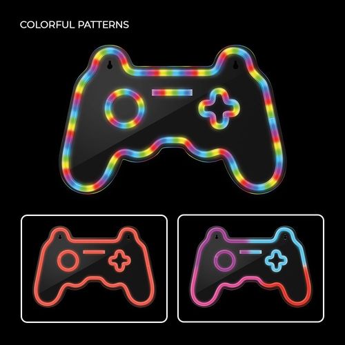 Neon LED RGB GAMEPAD FLRNE04 + pilot Forever Light na Arena.pl