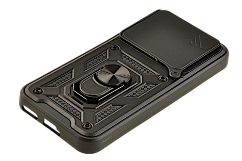 Pancerne etui Armor z osłoną aparatów do Honor 400 czarny na Arena.pl