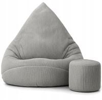 PUFA WOREK SAKO SZTRUKS + GRATIS | MEGA MŁODZIEŻOWY PLUSZ FOTEL PUF