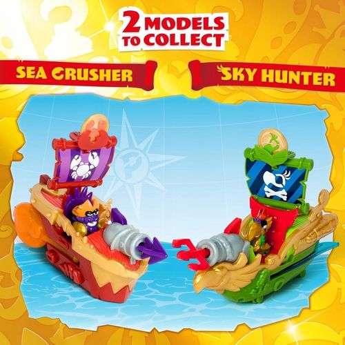 PIRATIX statek piracki Sea Crusher figurka Captain Lobster Golden Treasure na Arena.pl