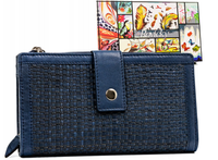 duży portfel damski ze skóry naturalnej - rovicky