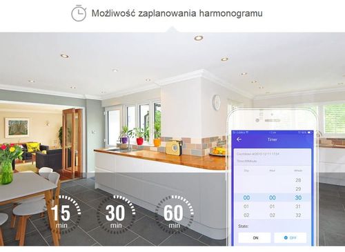 Inteligentny przełącznik Sonoff BASIC Smart dom WiFi + RF na Arena.pl