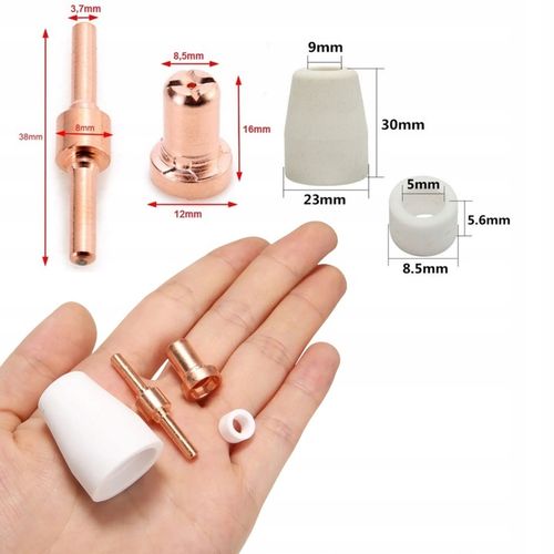 ZESTAW DYSZE ELEKTRODY DŁUGIE do PLAZMY PT-31 PARKSIDE PPS-40 B2 KOMPLET na Arena.pl