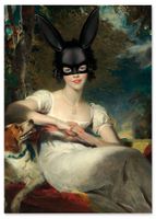 Plakat króliczek playboy dolar 50x70 cm