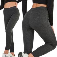 LEGGINSY BAWEŁNIANE damskie KLASYCZNE getry MODELUJĄCE 100% KRYJĄCE -