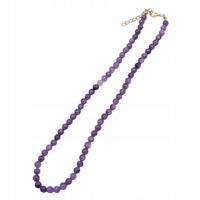 Piękne korale z kamieni naturalnych Ametyst lawendowy 6mm