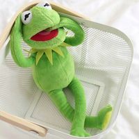 Maskotka Żaba Kermit Ulica Sezamkowa 40 cm do zawieszenia przytulanka