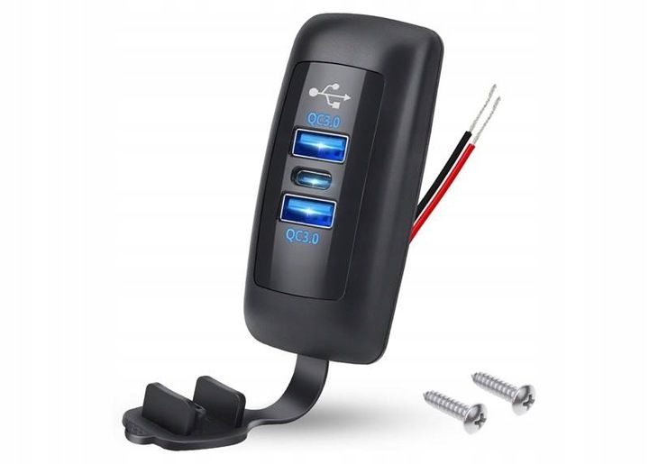 GNIAZDO ŁADOWARKA USB PD QC3.0 LXG560 zdjęcie 1