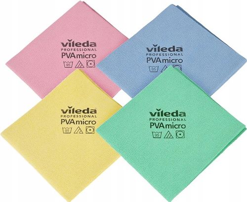 Ścierka Vileda PVA micro PROFESSIONAL magiczna ściereczka 38x35cm 4szt na Arena.pl