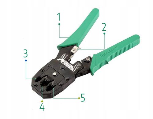 TESTER KABLI RJ45 ściągacz zaciskarka LAN3 zestaw narzędzi sieciowych XXL na Arena.pl