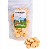 FACTORYHERBS Marchewka liofilizowana marchew przysmak królika gryzoni 10g