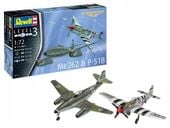 SAMOLOT 1:72 ME 262 & P-51B