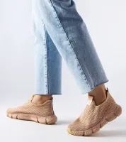 Beżowe wsuwane sneakersy Yellville 39