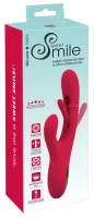 sweet smile rabbit flicking - model z funkcją flicking tongue,  24,2 cm