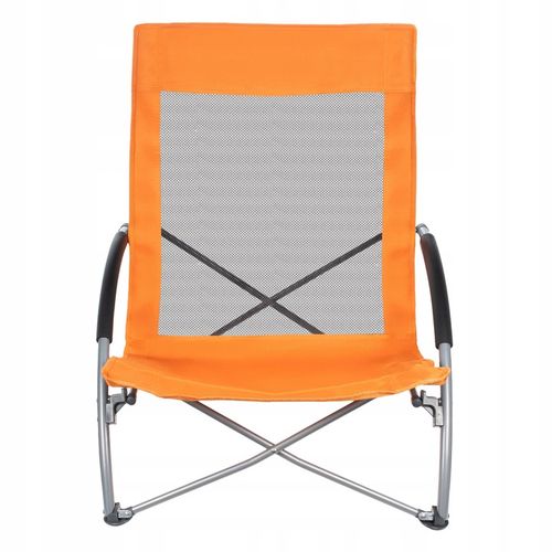Krzesło turystyczne składane kempingowe z oparciem plażowe z pokrowcem P na Arena.pl