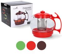 dzbanek żaroodporny z zaparzaczem1,1l