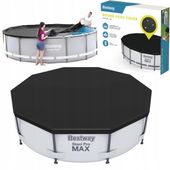 Przykrycie na basen ze stelażem o średnicy 427cm Bestway 58248