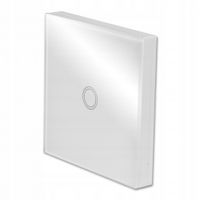 POJEDYNCZY PILOT DO ŚWIATŁA DOTYKOWY BIAŁY RF 433MHZ IP45