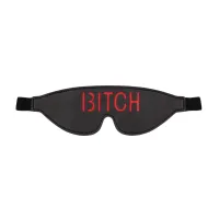 ouch! by shots maska na oczy z czerwonym napisem skorzana regulowana