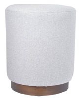 Puf materiałowy szary