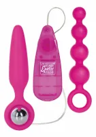 booty call booty vibro kit - zestaw silikonowy z wibrującym modułem