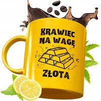 Złoty Kubek Premium Dla Krawca Prezent Z Nadrukiem Ze Zdjęciem