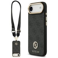 Etui Guess 4G Strass Logo & Big Strap Metal Buttons MagSafe do iPhone Air