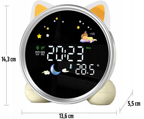 Lampka nocna Interlook biały na Arena.pl